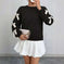 Hemp Bundle Pocket Round Neck Bow Red Christmas Sweater Girl Meifu Market