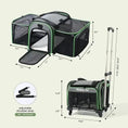 Expandable, Foldable, Portable Pet Carrier With Wheels And Six Sides For Cats And Small Dogs. Meifu Market
