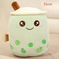 Cute Fruit Drink Plush Stuffed Soft Strawberry Milk Tea Plush Boba Tea Cup Toy Bubble Tea Pillow Cushion Kids Gift Meifu Market