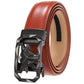 Fashion Men's Leather Belt Alloy Automatic Buckle meifu market