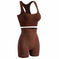 wireless sports bra and shorts set | moisture-wicking fabric | high-impact support bra | energy saving