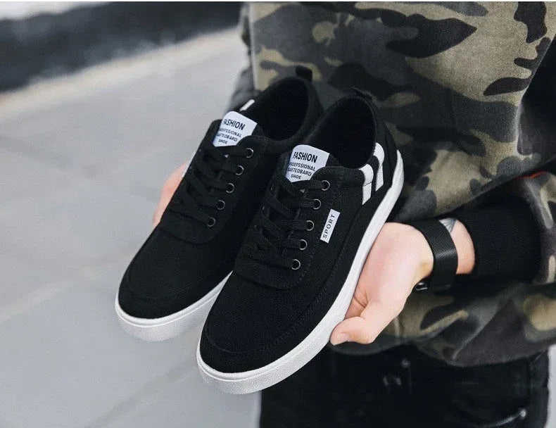Spring Canvas Shoes Men's Low Top Meifu Market