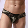 Men's Nylon Camouflage Print Briefs Mid-Rise Triangle Underwear Meifu Market