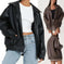 Leather Coat Women's Locomotive Style Top Meifu Market