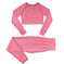 Seamless Knitted Dot Yoga Suit For Women Meifu Market