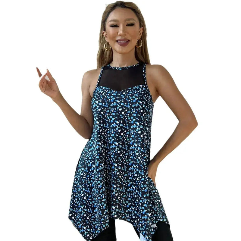 mesh printed swimsuit | conservative two-piece swimwear | quick-dry boxer swim trunks | ultrasonic cleaning