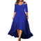plus-size maxi dress | breathable cotton fabric | long sleeve summer dress | energy saving