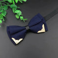 metal bow tie for men | double layer polyester bowtie | adjustable neck strap bow tie | ultrasonic cleaning