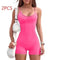 high-waisted yoga romper | moisture-wicking sportswear | seamless workout jumpsuit | ultrasonic cleaning