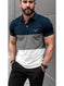 Men's 3D-Printed Short-Sleeve Polo Shirt - Bold Graphic Button-Up Top - Meifu Market