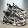 Personalized Brush Color Mesh Casual Height Increasing Men's Sneaker Meifu Market