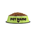 non-slip pet food bowl | personalized name dog bowl | heavy-duty pet water dish | ultrasonic cleaning
