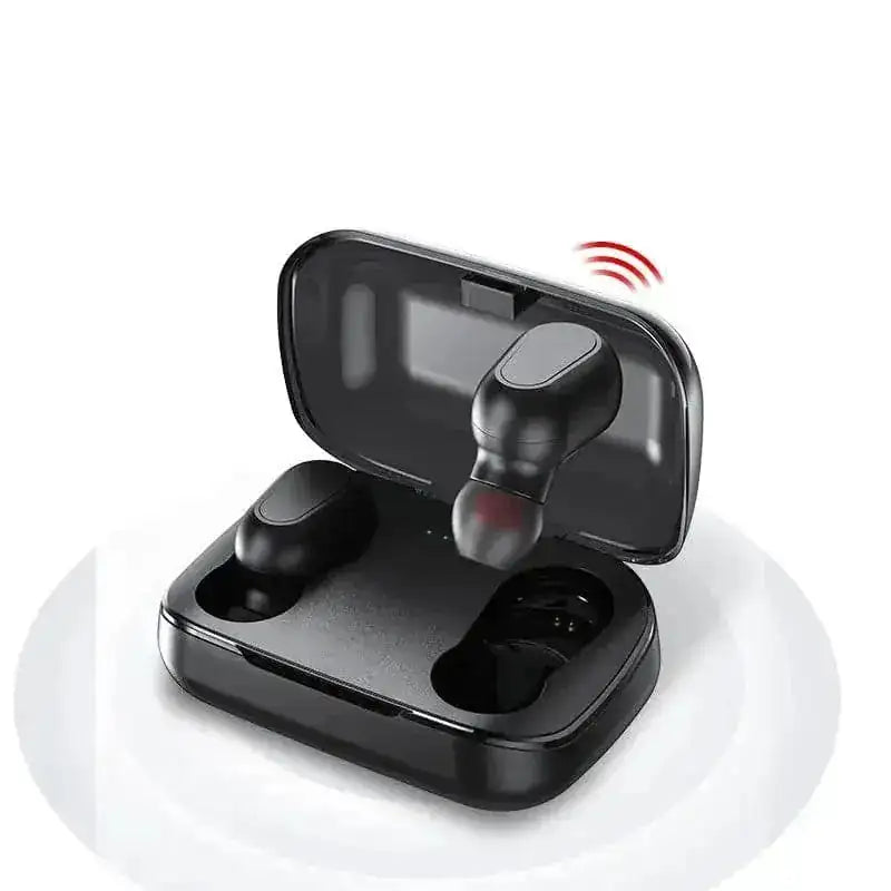 wireless earbuds mini | bluetooth 50 headphones | compact double earbuds | energy saving