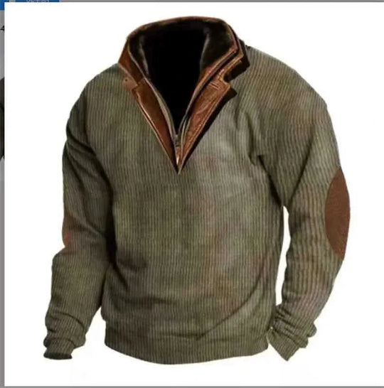 breathable wool blend fabric | lightweight outdoor sweater | loose fit casual wear | energy saving