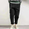 japanese cotton blend pants | loose tapered fit | high waist trousers | ultrasonic cleaning