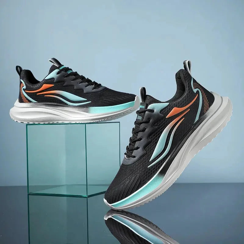 lightweight running shoes for men | breathable mesh walking shoes | casual sports sneakers | ultrasonic cleaning