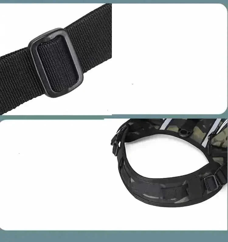 heavy-duty nylon dog backpack | large dog carrier for hiking | spacious dog backpack for camping | ultrasonic cleaning