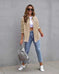 distressed denim jacket | ripped jean shirt | oversized shirt jacket | ultrasonic cleaning