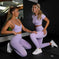 high-waisted yoga leggings | moisture-wicking workout set | seamless fitness apparel | ultrasonic cleaning
