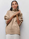 Women's Long-sleeved Pullover Solid Color Sweater Meifu Market