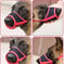 Adjustable Mask - close-up detail (material: nylon, canvas | pattern: check)
