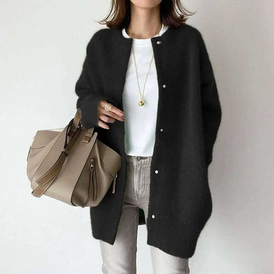 Women's Cardigan Sweater Single Breasted Knit Jacket Spring Fall Meifu Market