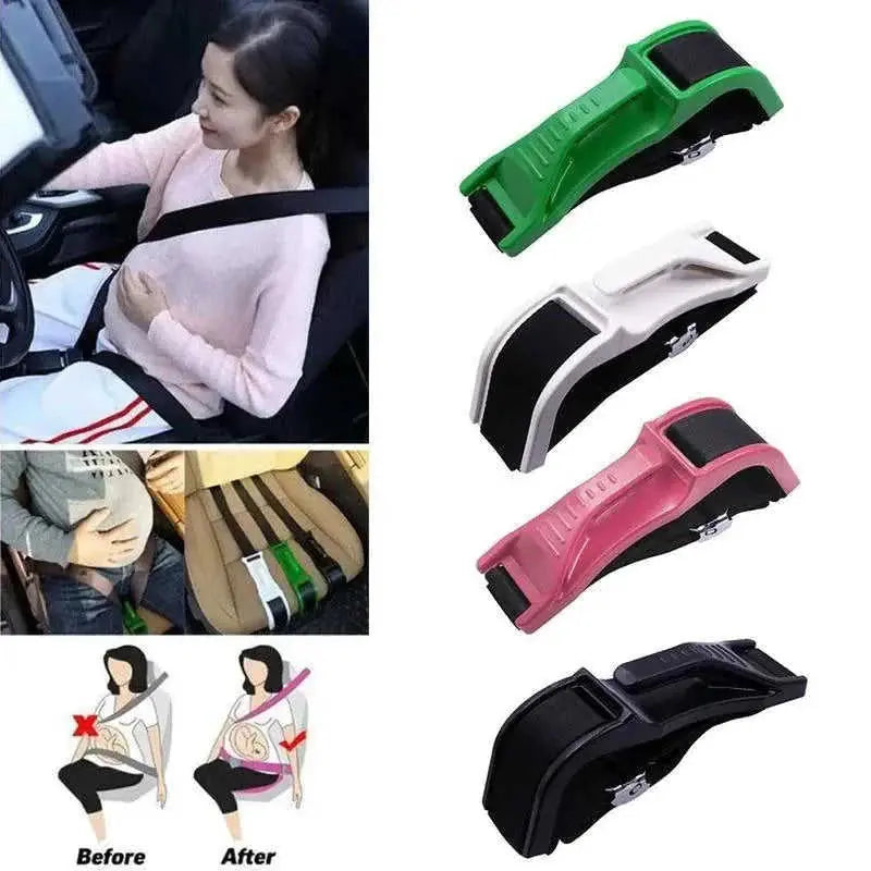 pregnancy seat belt adjuster | maternity car seat belt extender | ergonomic belly protection | energy saving