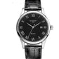 slim profile unisex timepiece | stainless steel case construction | business casual accessory | ultrasonic cleaning