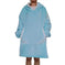fleece-lined pullover | double layer composite fabric | thick flannel home wear | energy saving