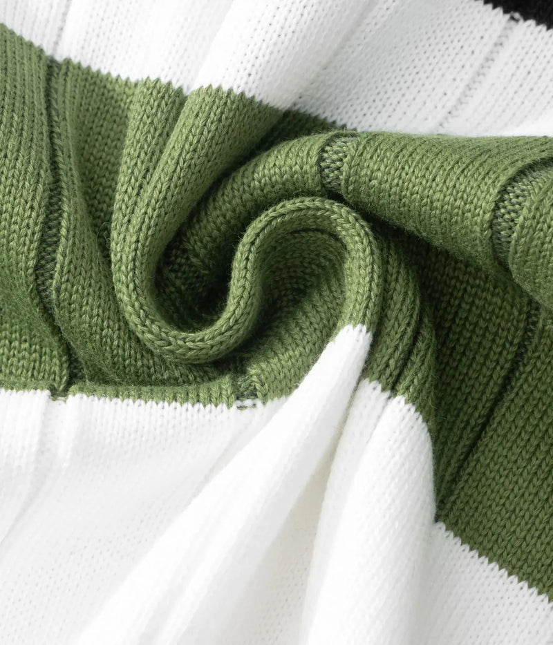 lightweight cotton blend pullover | striped long sleeve sweater | mens casual striped sweater | ultrasonic cleaning