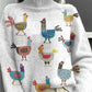 New Christmas Abstract Printing Casual Cloak Coat Cardigan Meifu Market