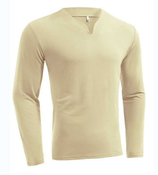 Men's Cotton Long-Sleeve Sport T-Shirt | 12 Colors, S–5XL - Meifu Market