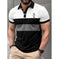 Men's 3D-Printed Short-Sleeve Polo Shirt - Bold Graphic Button-Up Top - Meifu Market