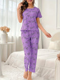 womens cotton lounge set | oversized sleep shirt | breathable pajama set | ultrasonic cleaning