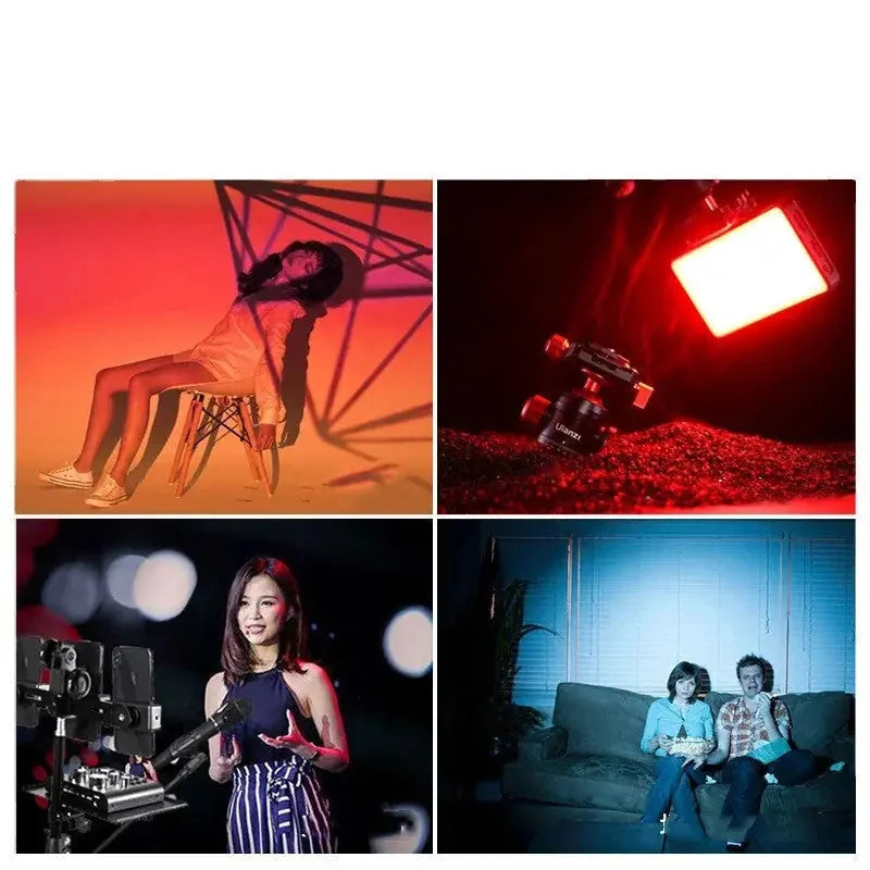 handheld rgb led light | portable photography lighting | rechargeable fill light | ultrasonic cleaning