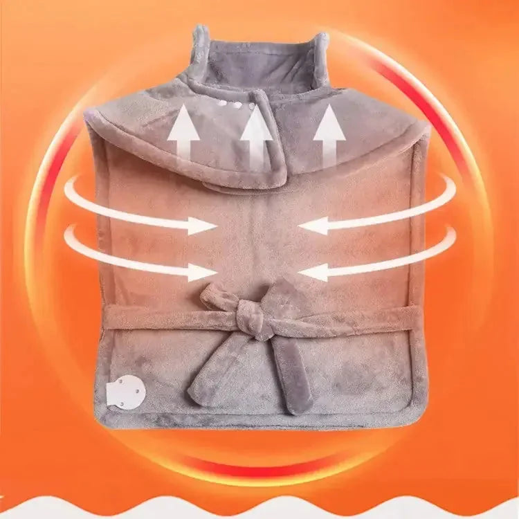 electric heated shawl | usb powered heating wrap | adjustable temperature settings | energy saving