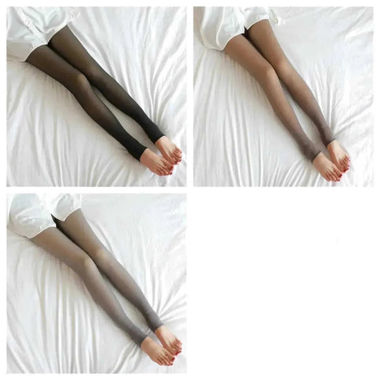 fleece lined tights for women | thermal winter leggings plus size | opaque fleece lined pantyhose | ultrasonic cleaning