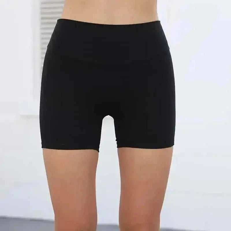 high-waisted compression shorts | quick-dry nylon fabric | 4-way stretch material | ultrasonic cleaning