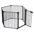 150 Adjustable Safety Gate 6 Panels Play Yard Metal Doorways Fireplace Fence Christmas Tree Fence G Meifu Market