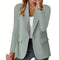 Ins Lapel Button Jacket Fashion Commuter Casual Suit Jacket Women's Long-sleeved Tops Outwear Clothing Meifu Market
