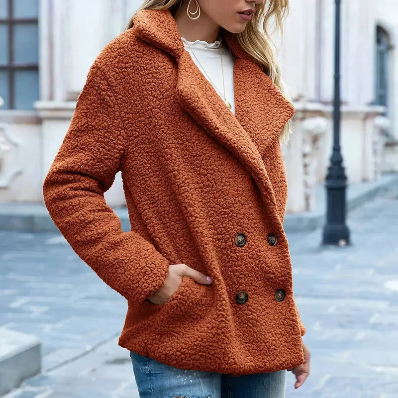 heavyweight wool blend coat | oversized fluffy cardigan | long sleeve winter jacket | ultrasonic cleaning
