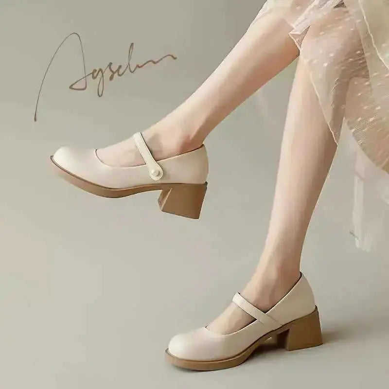 New Spring Loafers British Style Versatile Single-layer Shoes Meifu Market