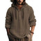 New Wish Cotton Linen Shirt Hooded Sweater Long Sleeve Hooded Casual Daily Clothing Dark Brown - styled affordable linen c...