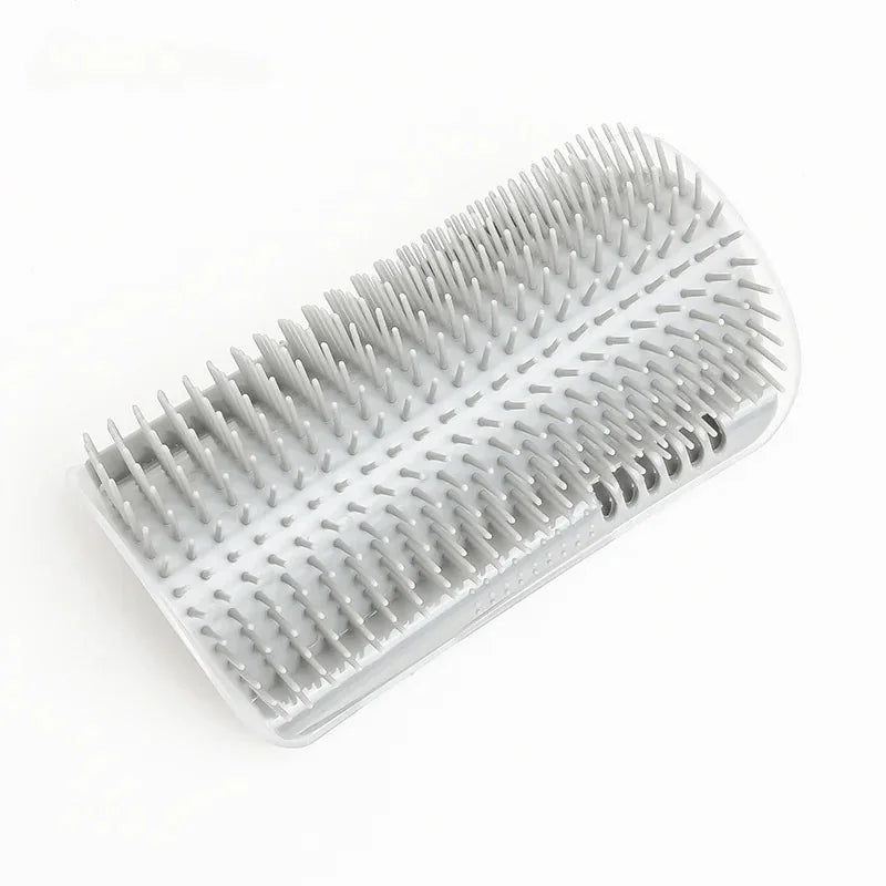 self-cleaning cat brush | silicone grooming comb | wall-mounted pet massager | ultrasonic cleaning
