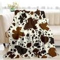 Cows Pattern Printed Flannel Digital Blanket Meifu Market