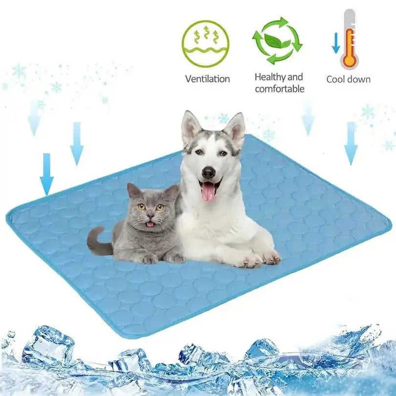 Dog Cooling Mat Summer Pets Cold Bed Extra Large For Small Big Dogs Pet Accessories Cat Durable Blanket Sofa Cat Ice Pad B...