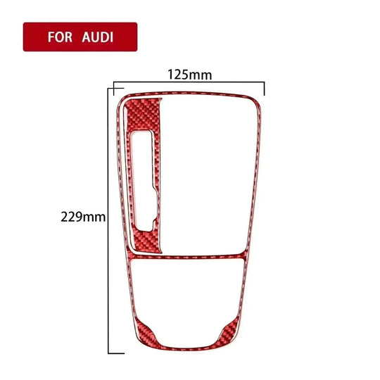 carbon fiber gear shift panel | aluminum alloy construction | oem fit replacement | energy saving