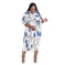 v-neck batwing sleeve dress | floral print maxi dress | chiffon material summer dress | ultrasonic cleaning