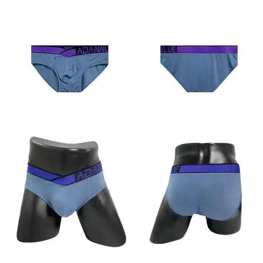 mens triangle v belt | laser gradient belt | adjustable elastic waistband | energy saving