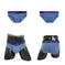 mens triangle v belt | laser gradient belt | adjustable elastic waistband | energy saving